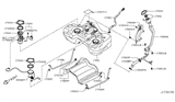 Diagram for Nissan Rogue Fuel Filler Neck - 17221-JM01A