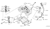 Diagram for 2009 Nissan Rogue Fuel Pump - 17040-JM00B