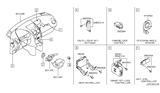 Diagram for 2009 Nissan Rogue Body Control Module - 284B1-CZ30A