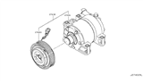 Diagram for Nissan Rogue A/C Compressor - 92600-JM01C