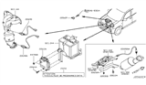 Diagram for 2012 Nissan Rogue Engine Control Module - 23703-1VX0A