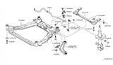 Diagram for 2012 Nissan Rogue Control Arm - 54500-JG000