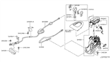 Diagram for 2011 Nissan Rogue Automatic Transmission Shifter - 34901-JM00A