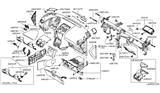 Diagram for 2015 Nissan Rogue Glove Box - 68520-1VX0A
