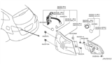 Diagram for 2008 Nissan Rogue Back Up Light - 26554-JM00B