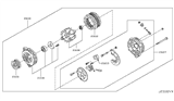 Diagram for 2013 Nissan Rogue Voltage Regulator - 23215-JA02C