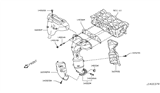 Diagram for 2016 Nissan Altima Exhaust Manifold Gasket - 14036-3TA0B