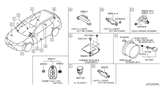 Diagram for Nissan Versa Car Key - 285E3-EM31D