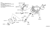 Diagram for 2014 Nissan Rogue Steering Column Cover - 48950-JG41A