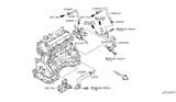 Diagram for 2010 Nissan Rogue Thermostat Gasket - 21049-AE010