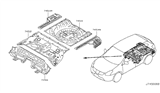 Diagram for 2014 Nissan Rogue Floor Pan - G4514-JM0MA