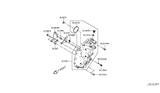 Diagram for 2008 Nissan Rogue Transfer Case Cover - 31394-1XF1D