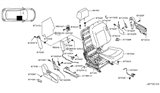 Diagram for 2014 Nissan Rogue Air Bag - K8EH0-1VX0A