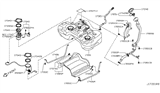 Diagram for Nissan Rogue Fuel Level Sensor - 25060-JM10D