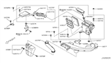 Diagram for Nissan Rogue Air Intake Coupling - 16554-JM00A