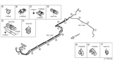 Diagram for Nissan Rogue Fuel Line Clamps - 17571-JM00A