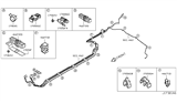 Diagram for 2008 Nissan Rogue Fuel Line Clamps - 17571-JM00A