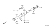 Diagram for 2013 Nissan Rogue Drive Shaft - 37000-JM13A