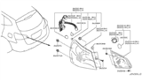 Diagram for 2005 Nissan 350Z Headlight Bulb - 26261-89947