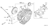 Diagram for 2010 Nissan Rogue Transmission Assembly - 31020-3UX2E