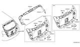 Diagram for 2009 Nissan Rogue Door Handle - 90940-JM00B