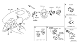 Diagram for Nissan Versa Mirror Switch - 25570-CT00B