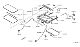 Diagram for 2015 Nissan Juke Sunroof - 91210-1KA2B