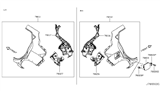 Diagram for Nissan Juke Fender - G8101-1KEMA