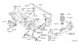 Diagram for 2013 Nissan Juke Sway Bar Bushing - 54613-EG020