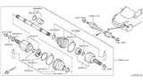 Diagram for Nissan Juke Axle Shaft - 39101-BV81E