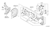 Diagram for 2017 Nissan Juke Brake Backing Plate - 41151-JU00A