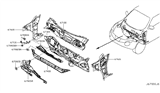 Diagram for Nissan Juke Dash Panels - F7100-1KMMA