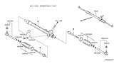 Diagram for Nissan Leaf Rack and Pinion Boot - D8203-1KA0A