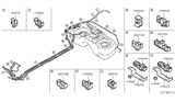 Diagram for 2012 Nissan Juke Fuel Line Clamps - 17571-1FC0A
