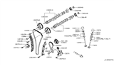 Diagram for Nissan Juke Cam Gear - 13025-4BB0A