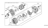 Diagram for Nissan Alternator Pulley - 23151-JD20A