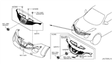 Diagram for Nissan Juke Emblem - 62889-4FT0B