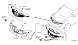 Diagram for 2017 Nissan Juke Grille - 62070-3YM0C