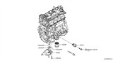 Diagram for 2008 Nissan Sentra Oil Filter - 15208-65F0A