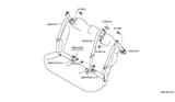 Diagram for 2015 Nissan Juke Seat Belt - 88842-1KA3A