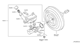 Diagram for 2017 Nissan Juke Brake Master Cylinder Reservoir - D6010-1KD1A