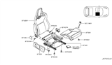 Diagram for 2014 Nissan Juke Seat Motor - 87400-3YW5A
