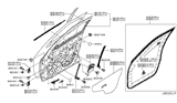 Diagram for 2011 Nissan Juke Door Moldings - 80821-1KA0A