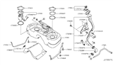 Diagram for 2009 Nissan Rogue Gas Cap - 17251-JM00A