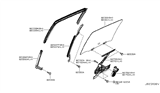 Diagram for 2012 Nissan Leaf Window Regulator - 82721-1U600