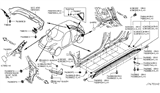 Diagram for 2011 Nissan Juke Body Mount Hole Plug - 01658-02111