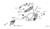 Diagram for Nissan Juke Door Latch Assembly - 80501-1KM0A