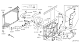 Diagram for Nissan Fan Blade - 21486-1FE0A