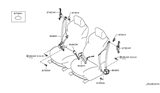 Diagram for 2014 Nissan Juke Seat Belt - 86885-1KM0A