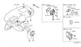 Diagram for Nissan Juke Body Control Module - 284B1-1KM1C